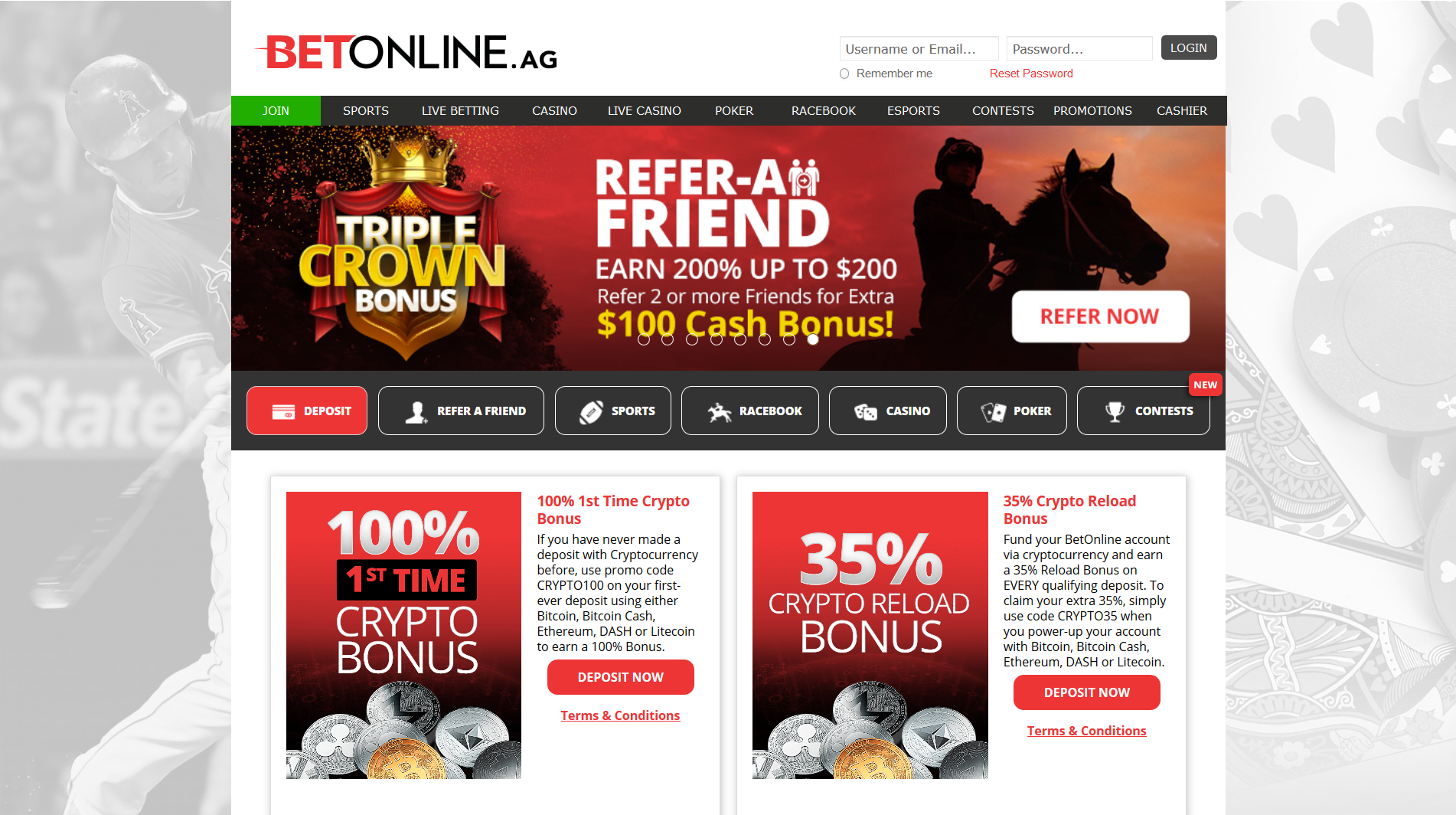 Betonline First Deposit Bonus Betonline First Deposit Bonus